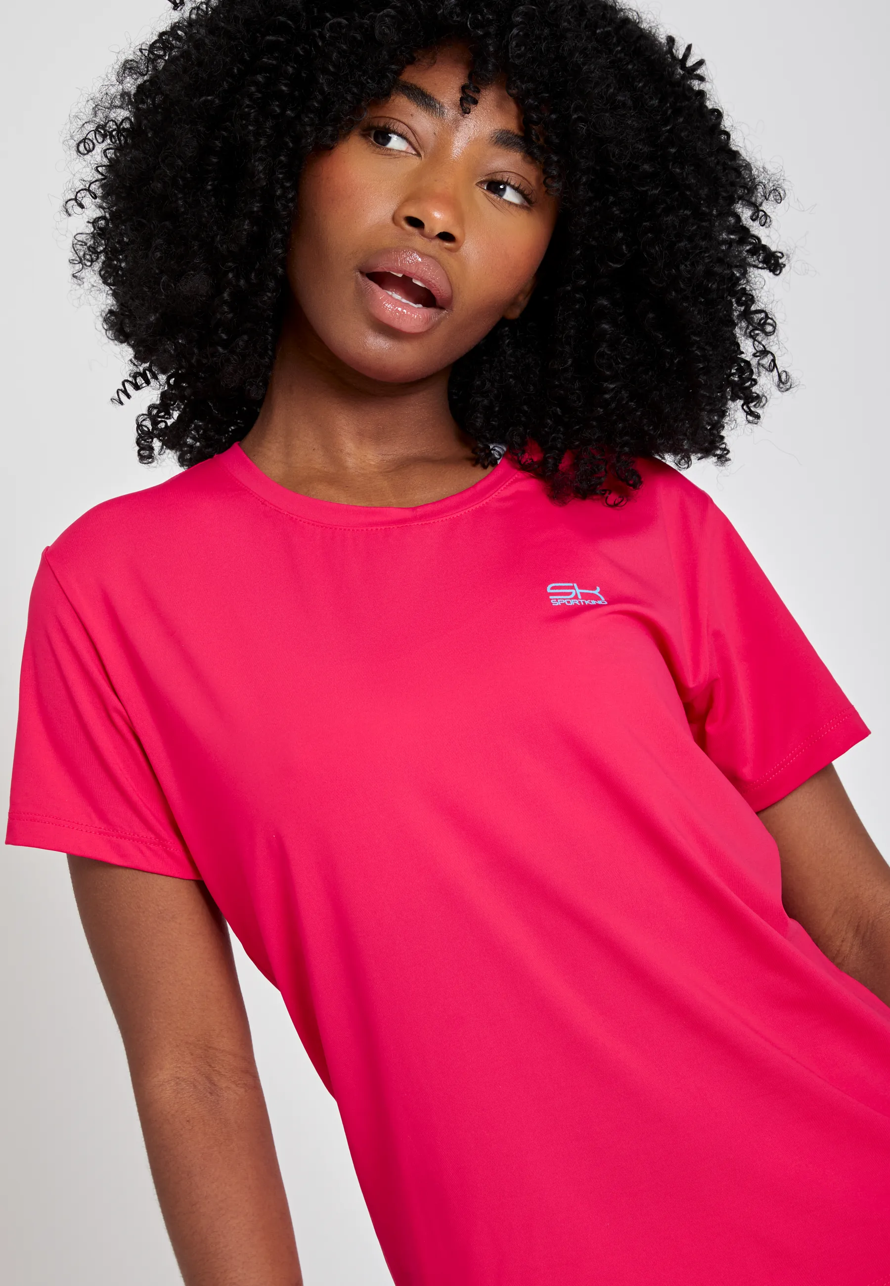 Tennis Loose Fit T-Shirt Short Sleeve, pink