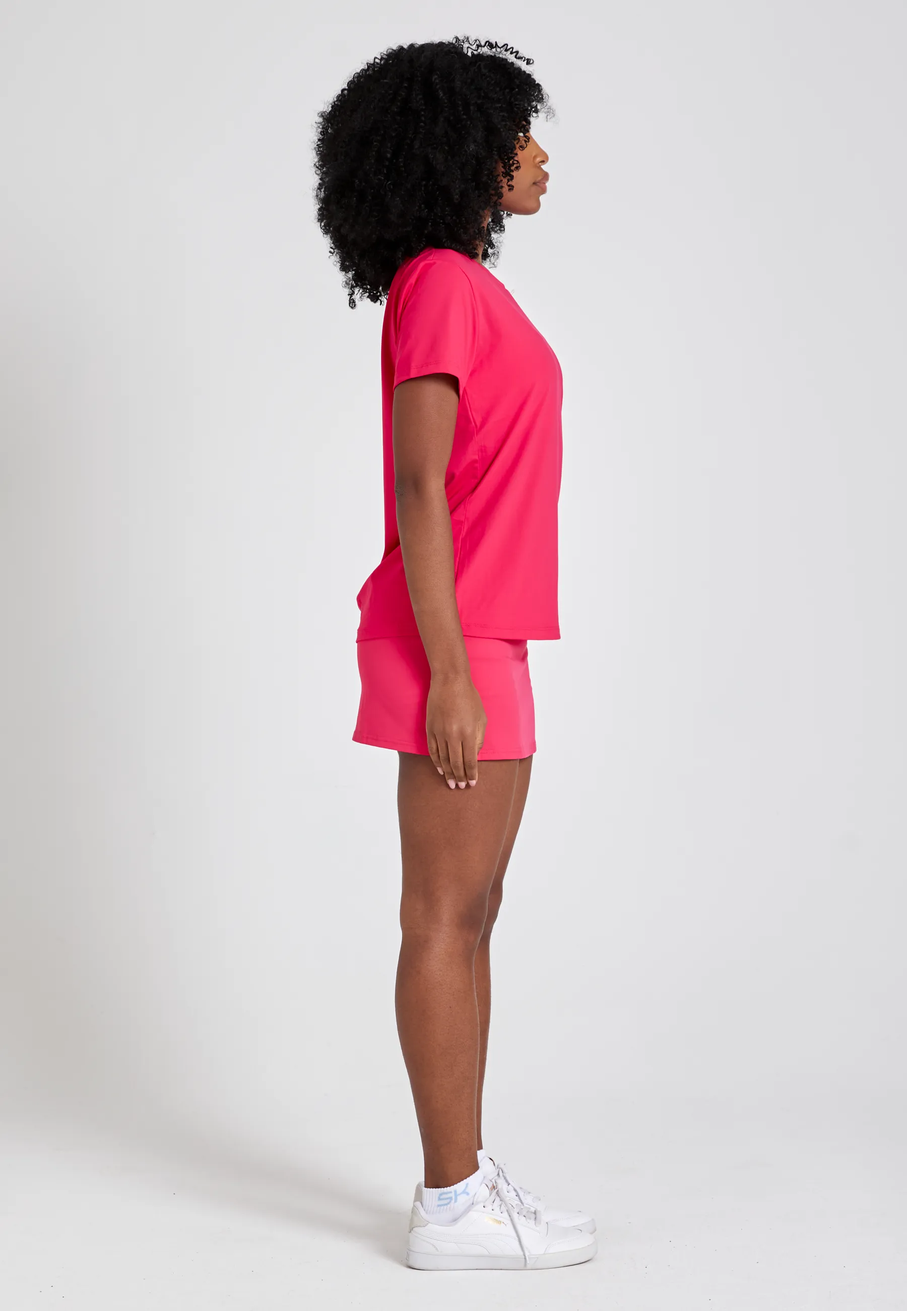 Tennis Loose Fit T-Shirt Short Sleeve, pink