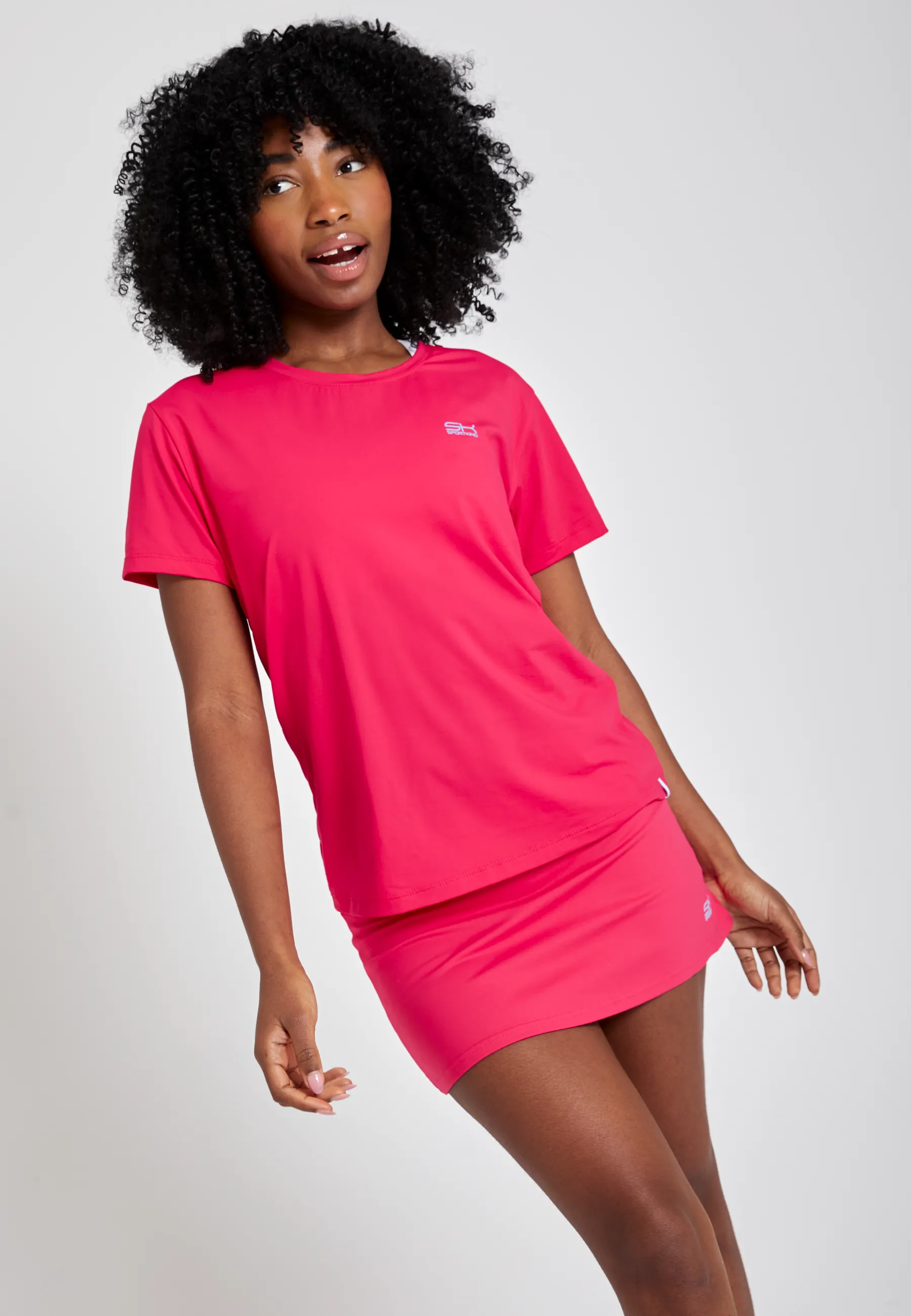 Tennis Loose Fit T-Shirt Short Sleeve, pink