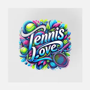 Tennis Love Handwritten