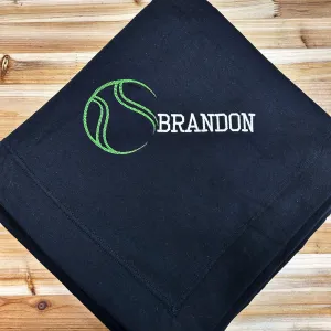 Tennis Personalized Stadium Blanket