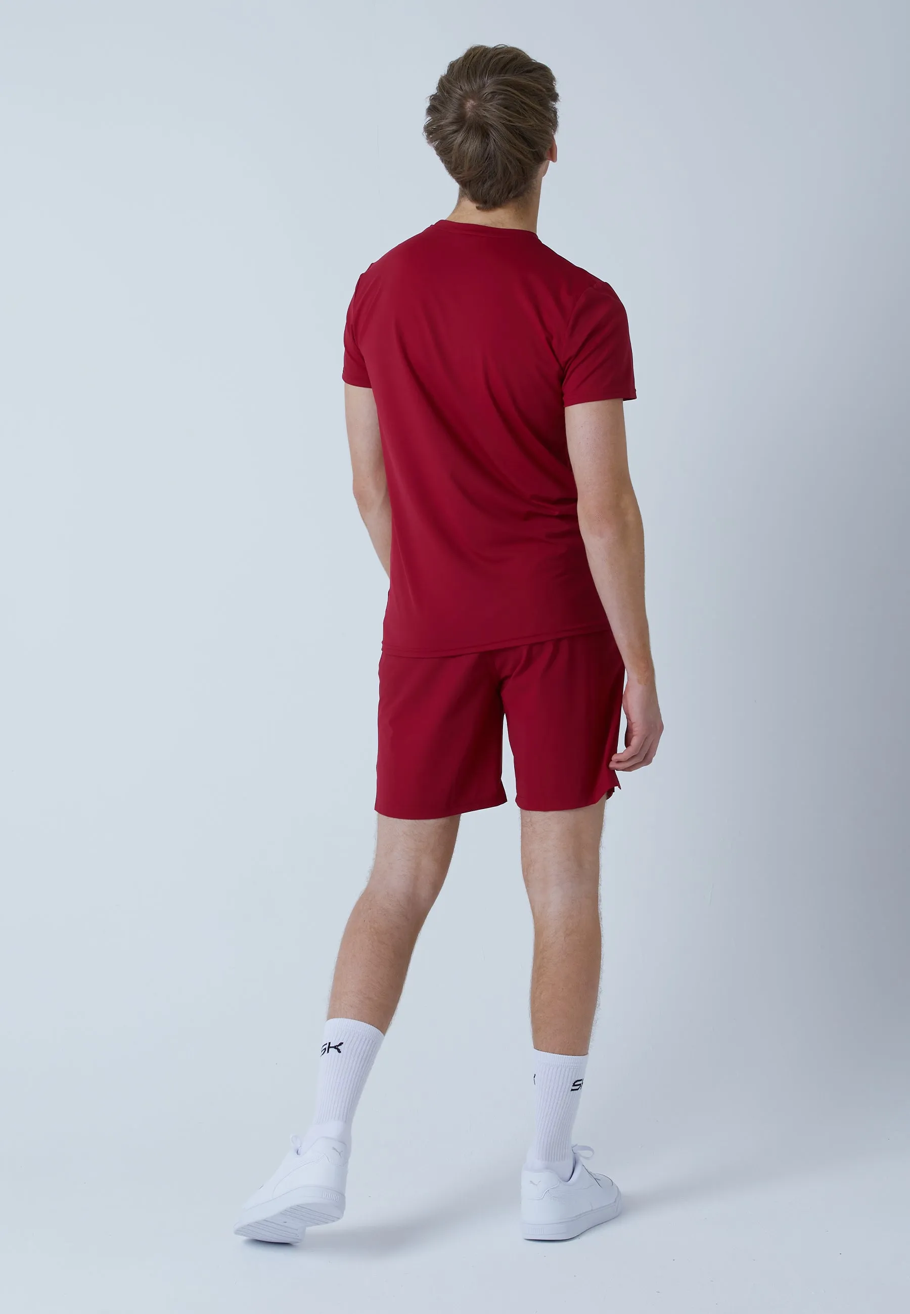 Tennis Shorts regular, bordeaux red