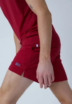 Tennis Shorts regular, bordeaux red