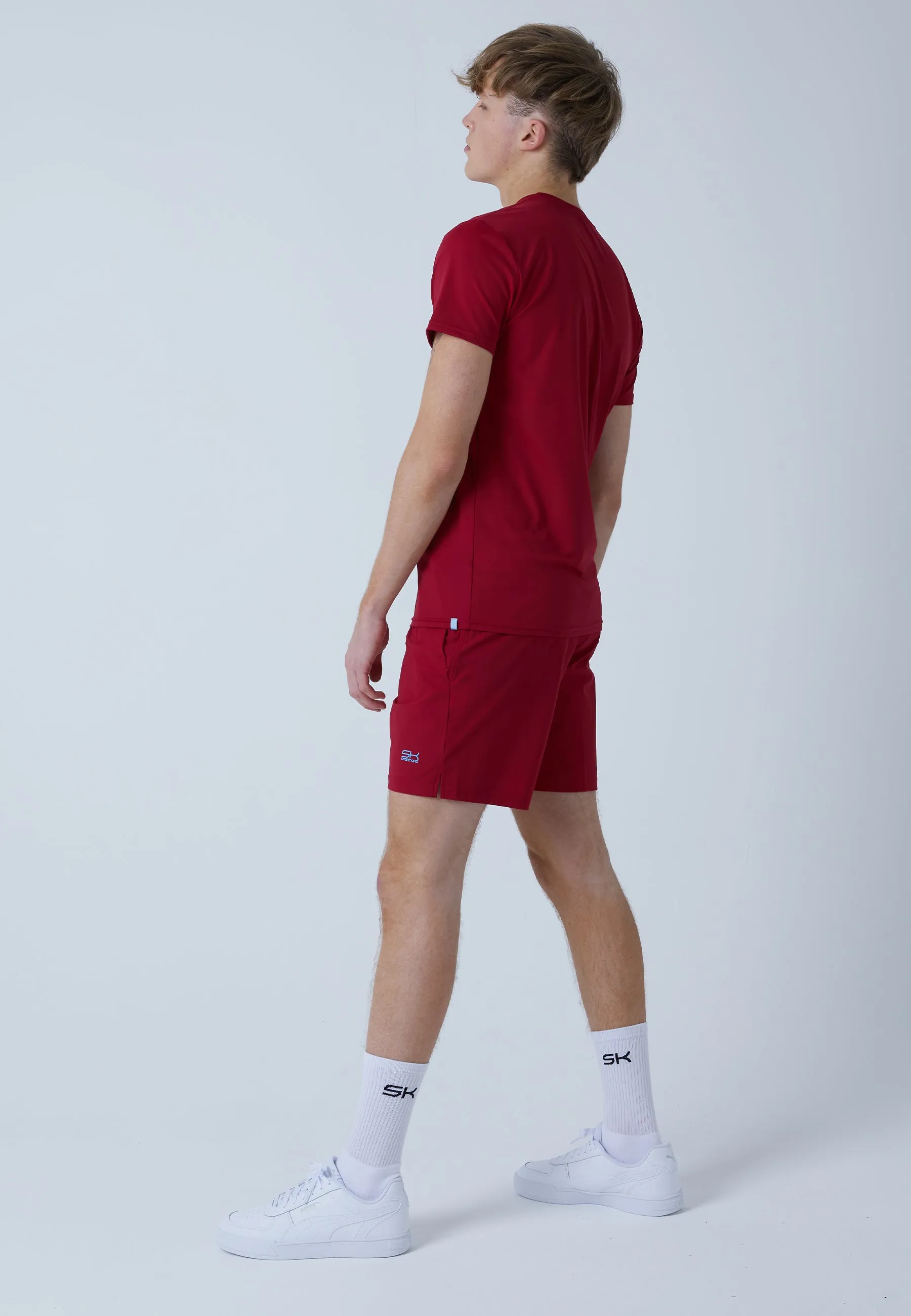 Tennis Shorts regular, bordeaux red