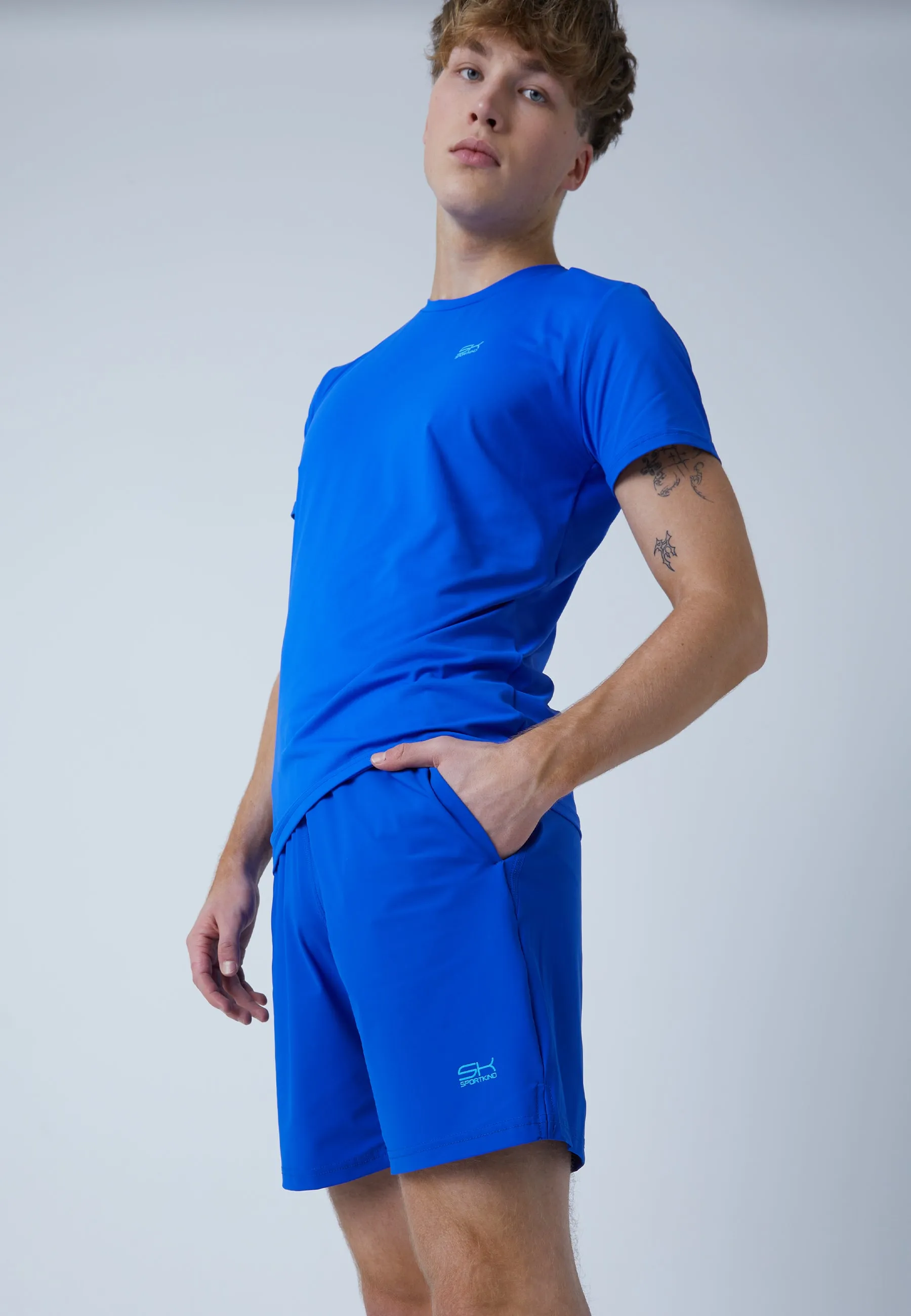 Tennis Shorts regular, cobalt blue