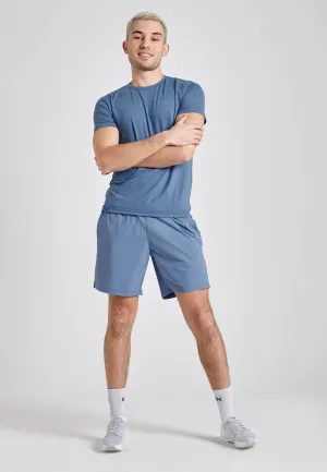 Tennis shorts regular, grey blue