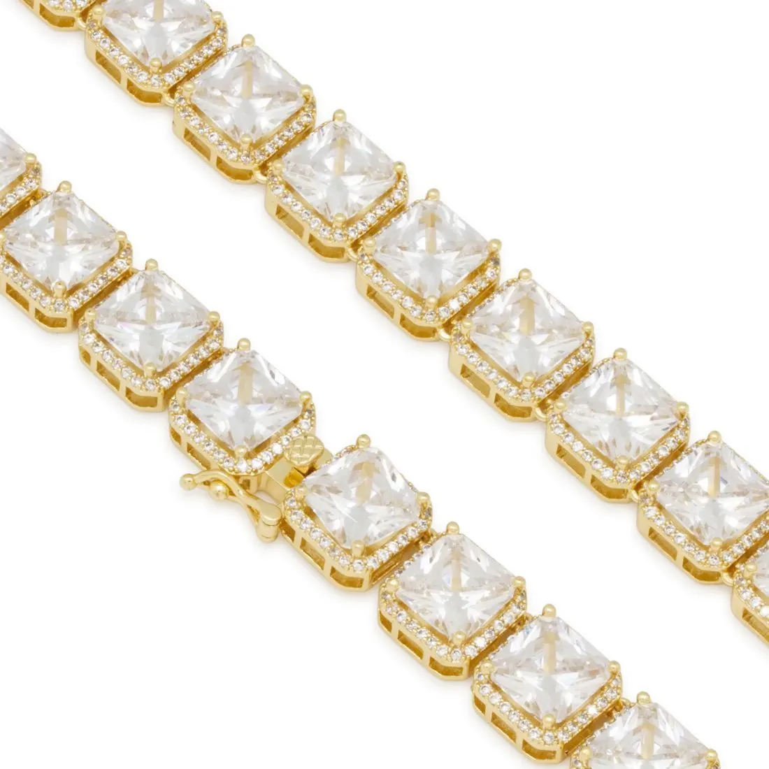 The 8mm Princess Cut Tennis Chain