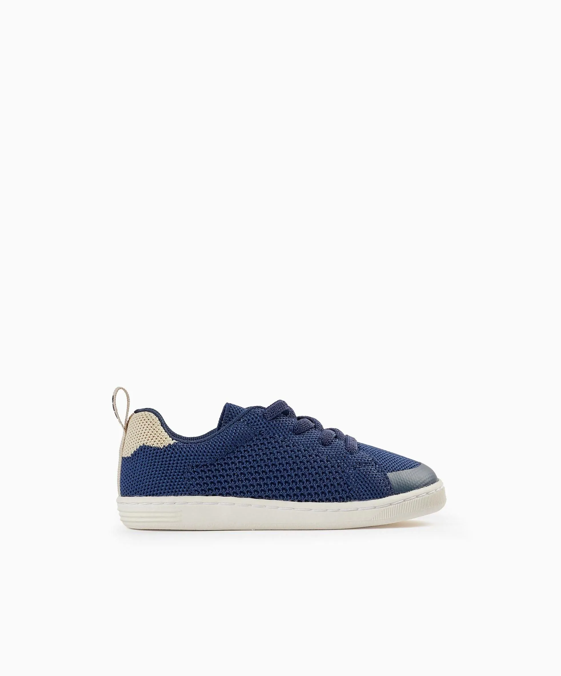 Trainers in Mesh for Baby Boys 'ZY 1996', Dark Blue/Beige