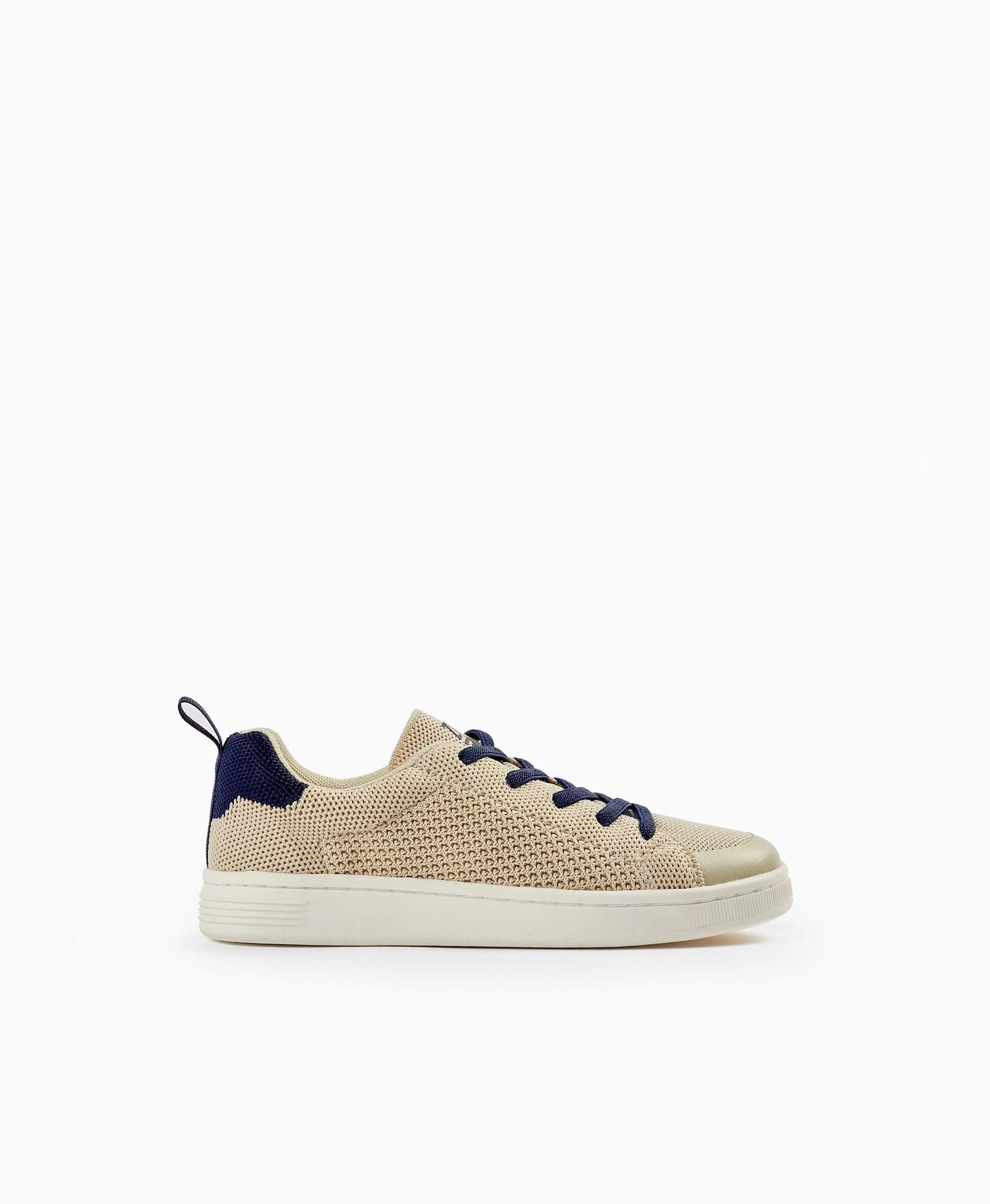 Trainers in Mesh for Boys 'ZY 1996', Beige/Dark Blue