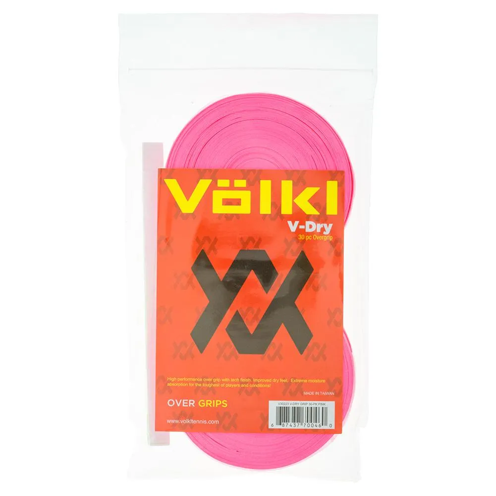 V-Dry Tennis Overgrip 30 Pack Pink