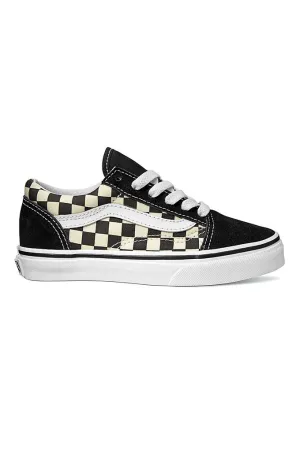 Vans Kids Primary Check Old Skool Shoes