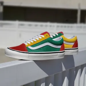 Vans Old Skool 36 DX Red Emerald Yellow