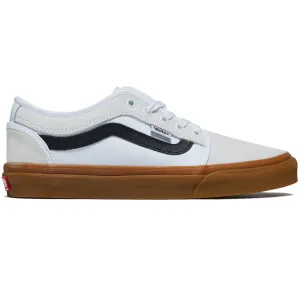 Vans Skate Chukka Low Sidestripe Shoes - White/Black/Gum