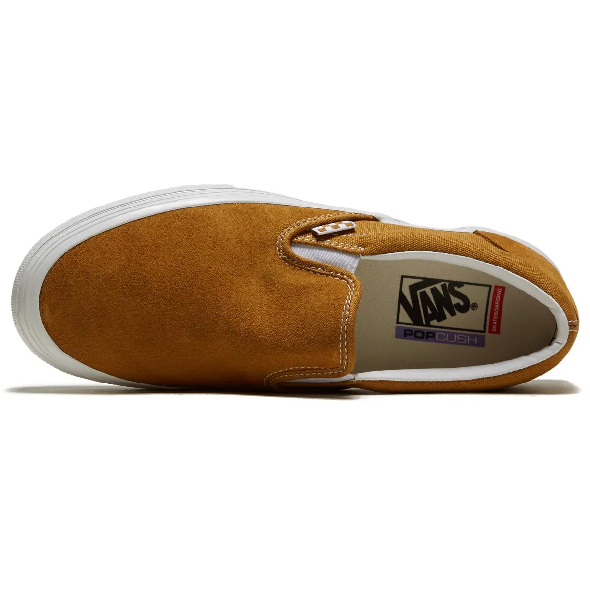 Vans Skate Slip-on Shoes - Wrapped Gold/White