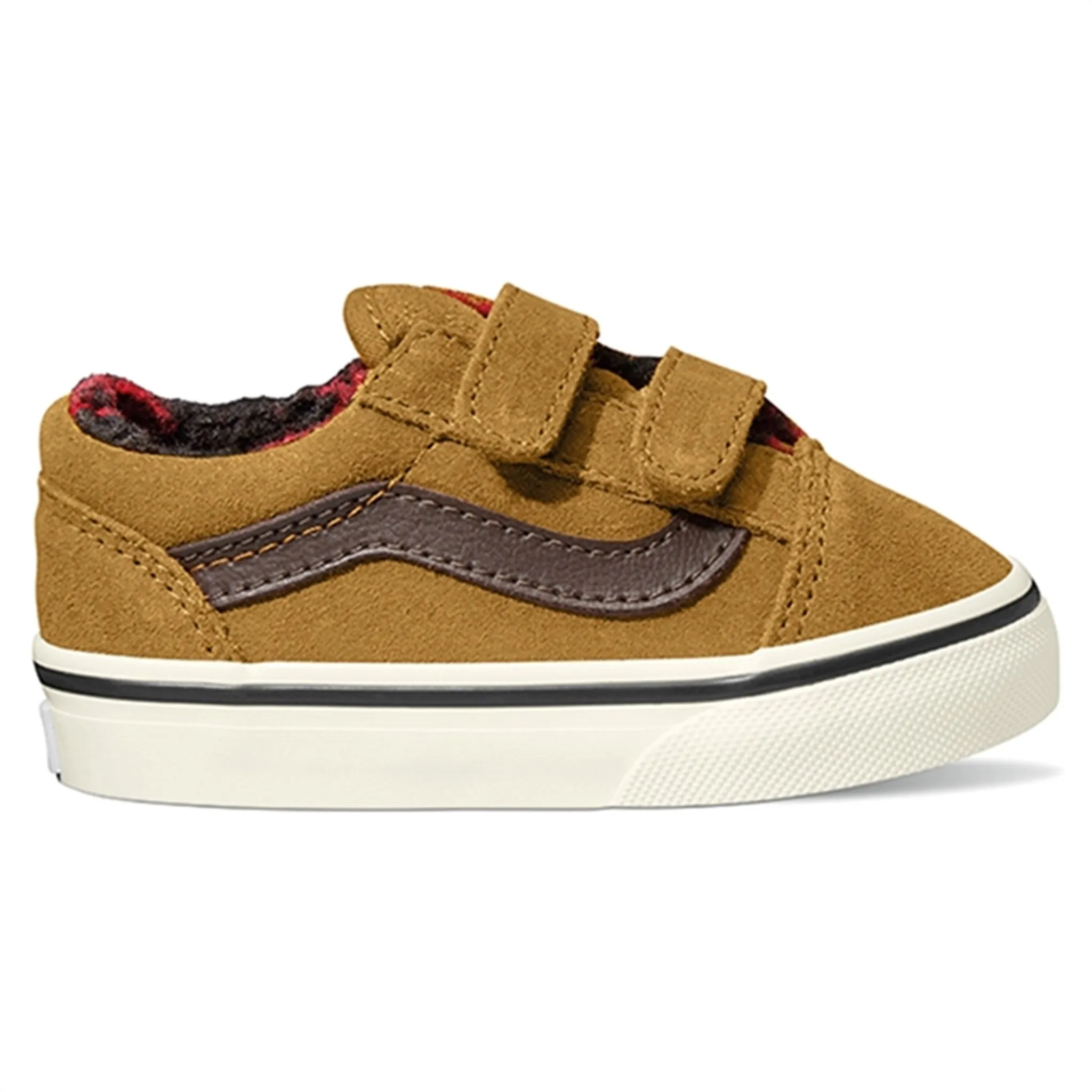 VANS Td Old Skool V Cozy Hug Golden Brown Sneakers