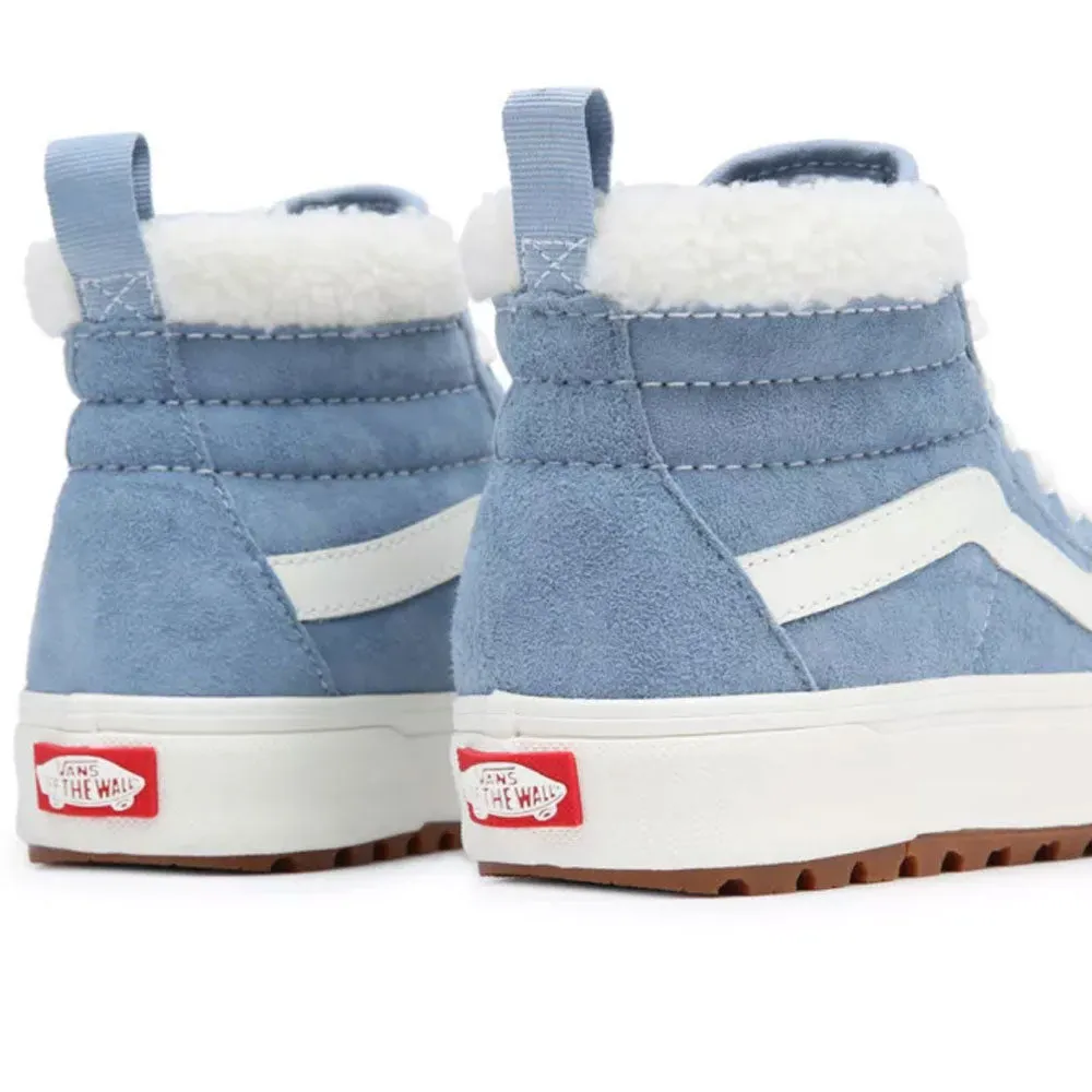 Vans Womens Sk8 Hi MTE Trainers  - Suede/Sherpa Ashley Blue