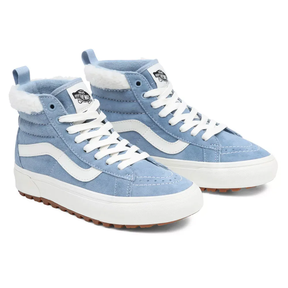 Vans Womens Sk8 Hi MTE Trainers  - Suede/Sherpa Ashley Blue