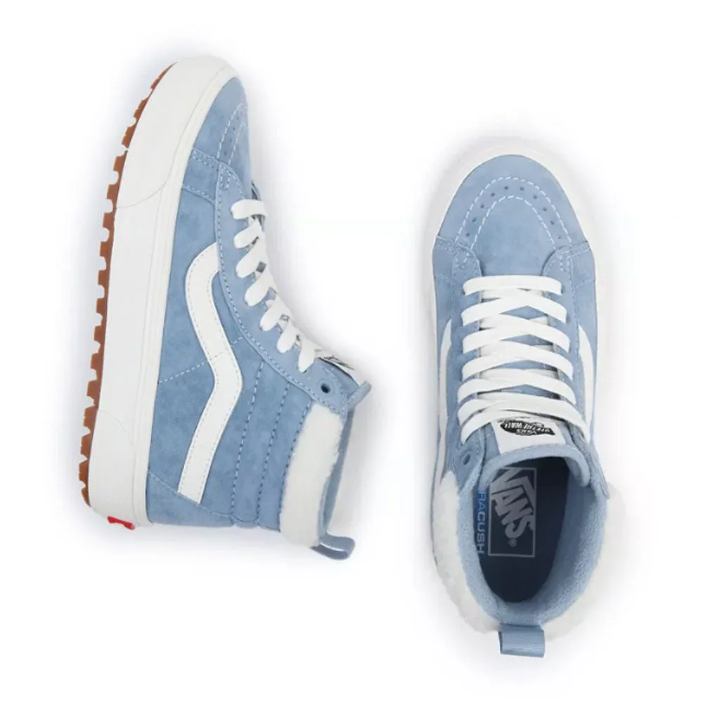 Vans Womens Sk8 Hi MTE Trainers  - Suede/Sherpa Ashley Blue