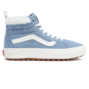 Vans Womens Sk8 Hi MTE Trainers  - Suede/Sherpa Ashley Blue