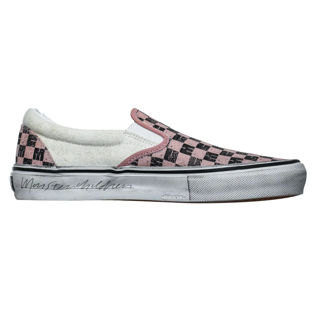 Vans x Monster Children Skate Slip-On Checkerb