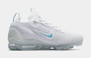 Vapormax 2021 Flyknit Grade School Running Shoe (White)