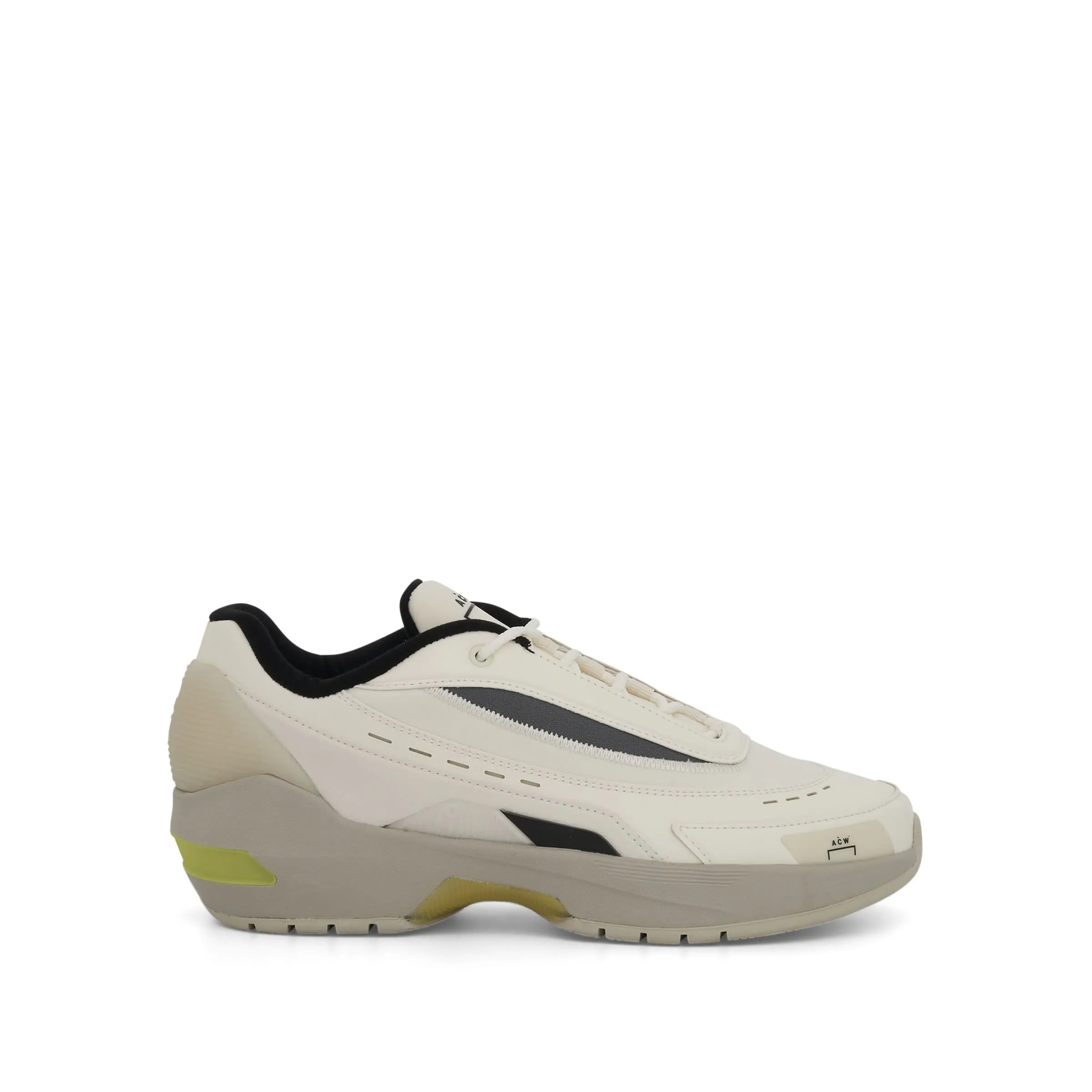 Vector Runner in Bone/Volt Yellow