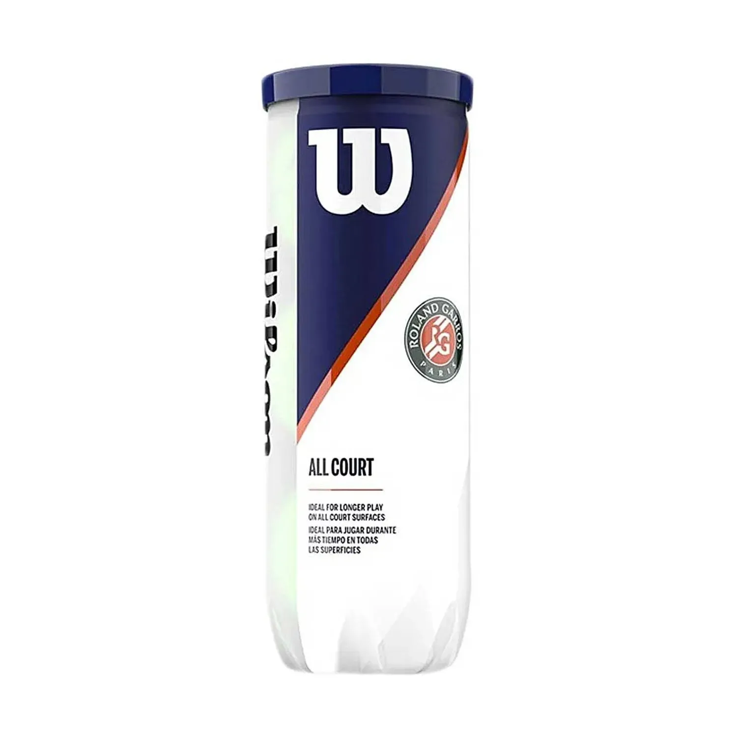 Wilson Roland Garros All Court Tennis Balls Can (1 Can)