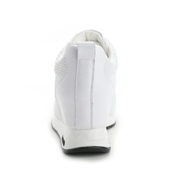 Winter Women Unique High Top Design Arch Support Comfortable Shoes Height Increase Slip Resistant