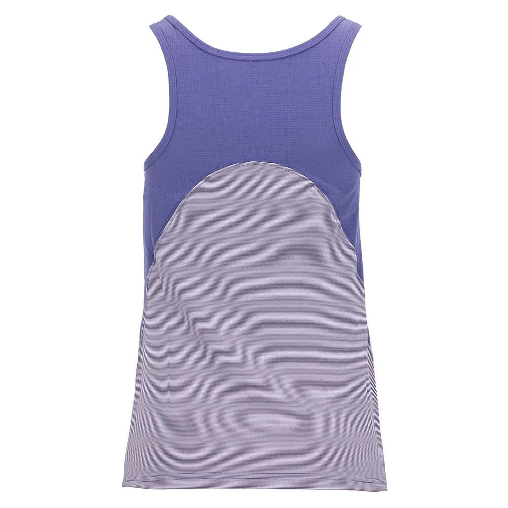 Women's Kai Tennis Tank Lavender Stripes