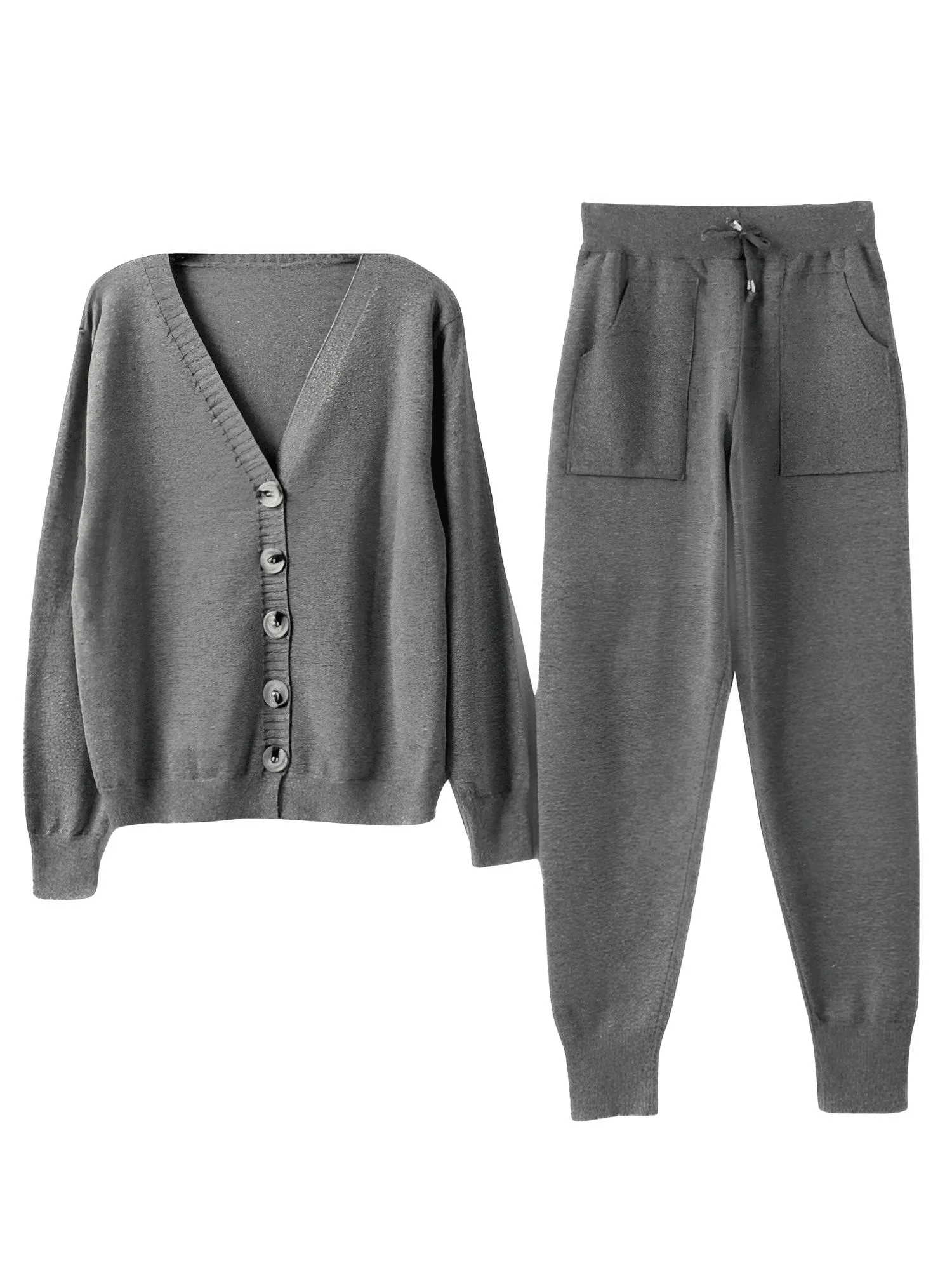 Women's Knit 2-Piece Suit Set