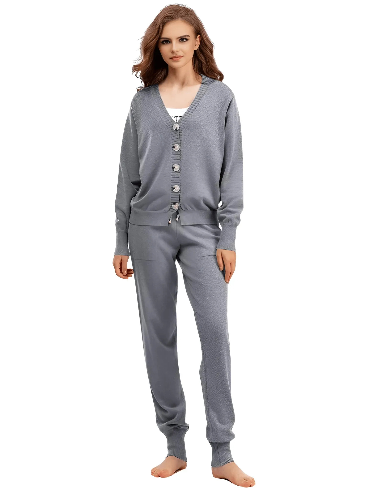 Women's Knit 2-Piece Suit Set