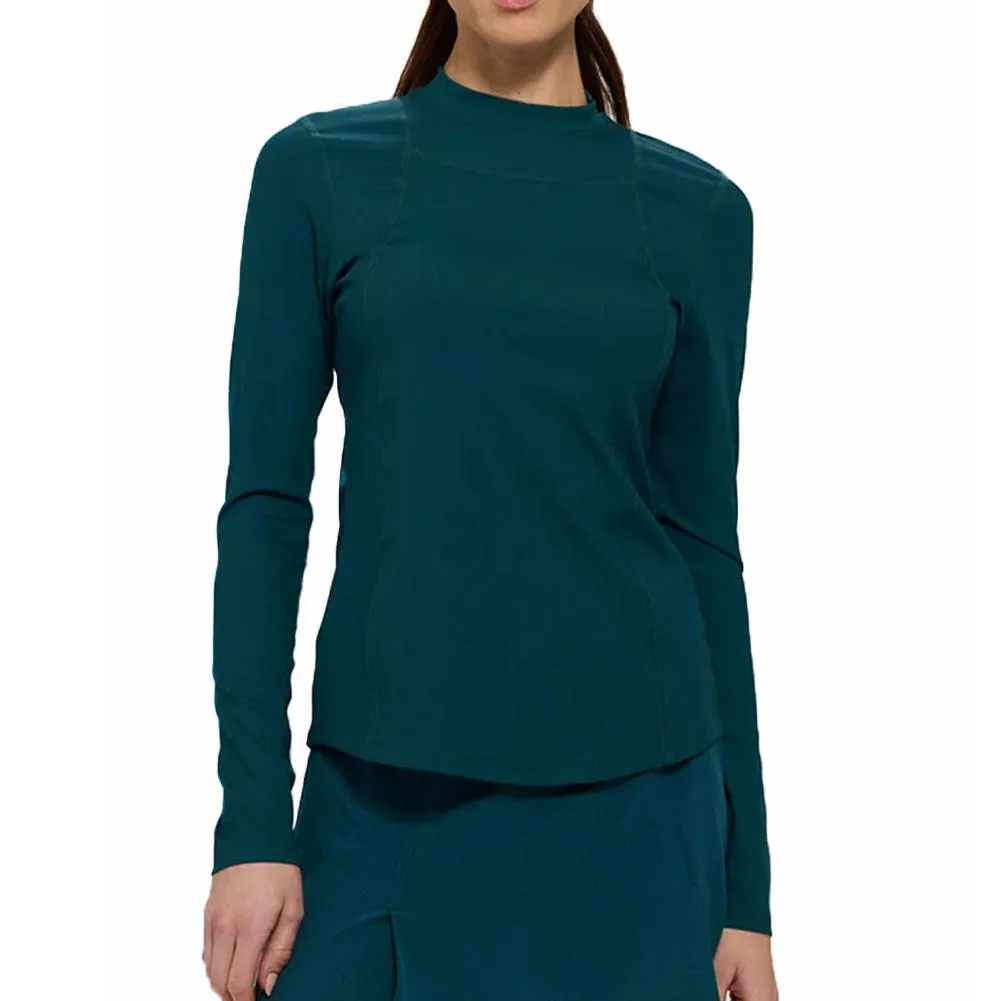 Women's Ridge Rise Up Tennis Long Sleeve Deep Green