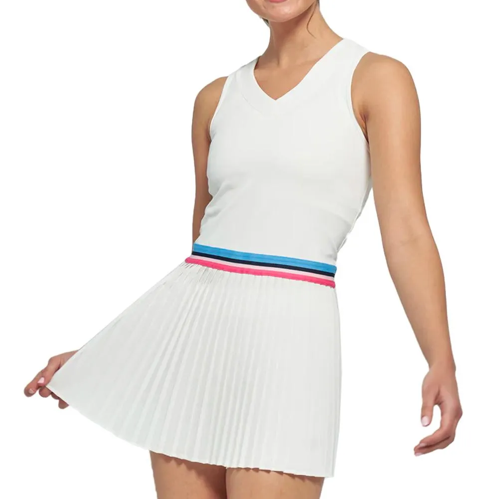 Women's Vale Tennis Dress White and Multicolored