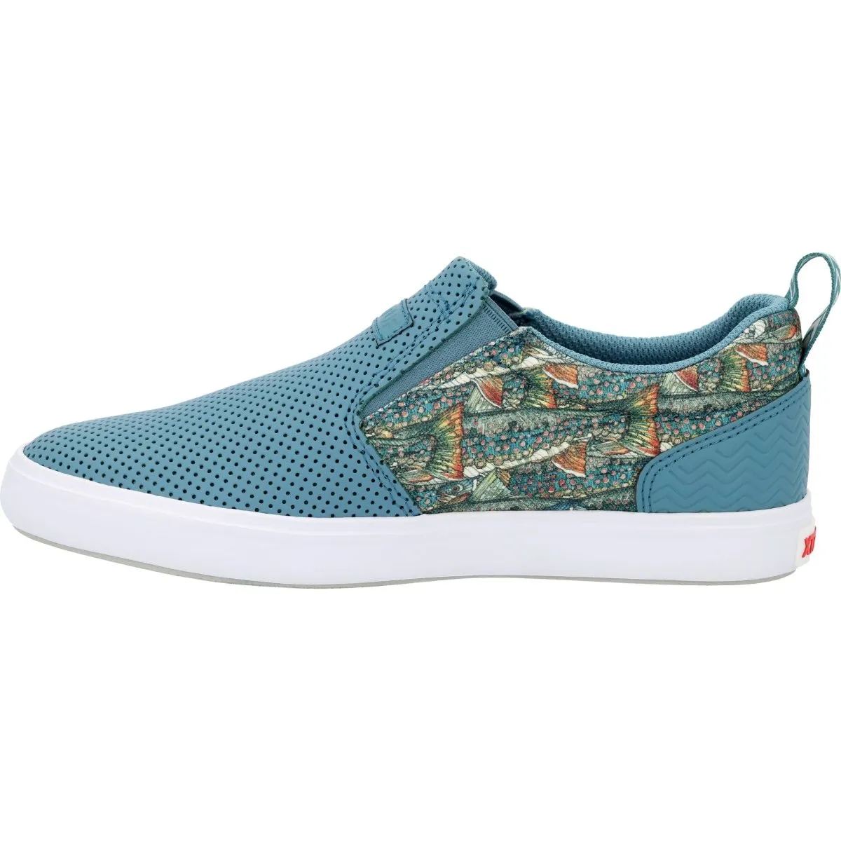 Xtratuf Sharkbyte Fishe®wear Leather Deck Women's Sneaker Xsw2dv In Blue