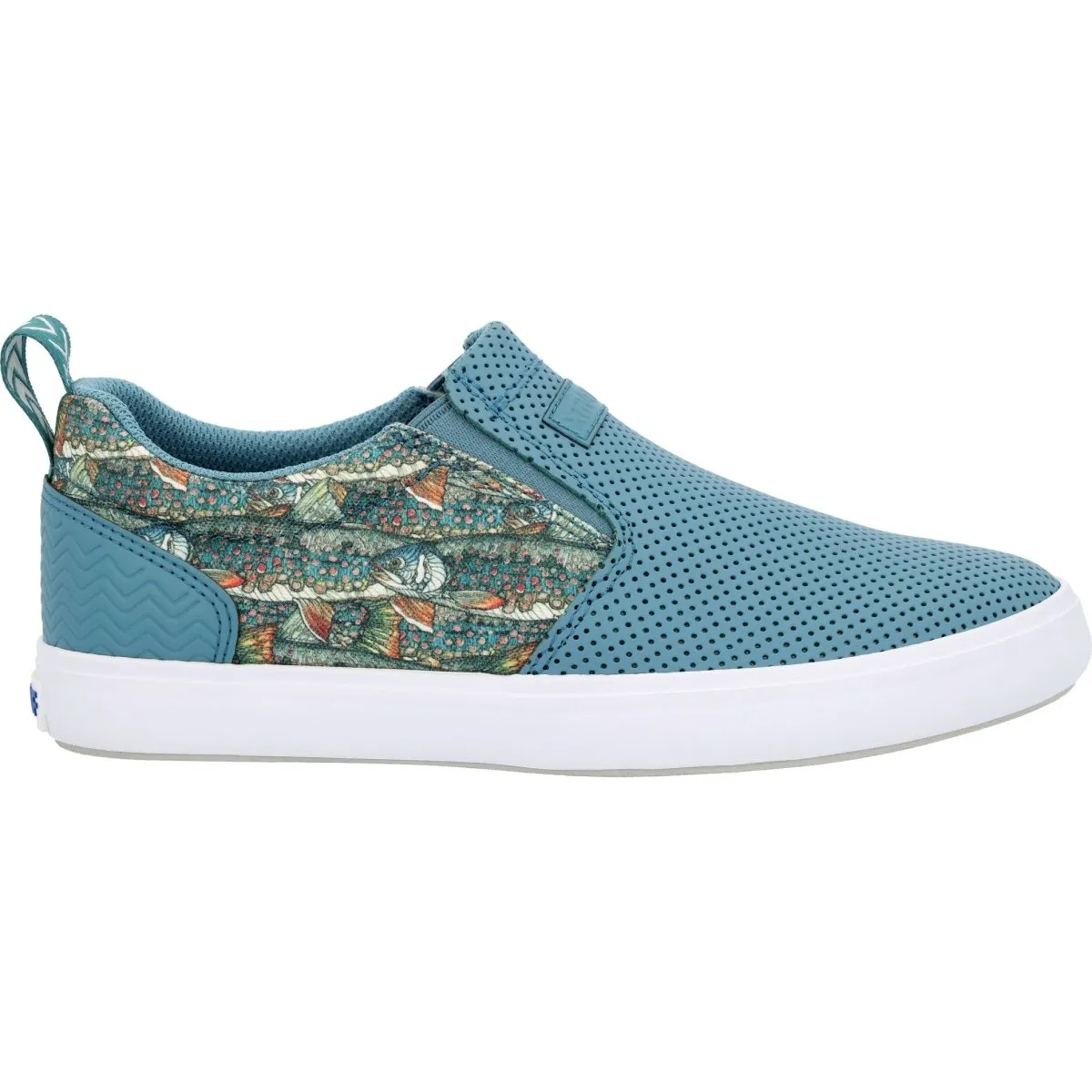 Xtratuf Sharkbyte Fishe®wear Leather Deck Women's Sneaker Xsw2dv In Blue